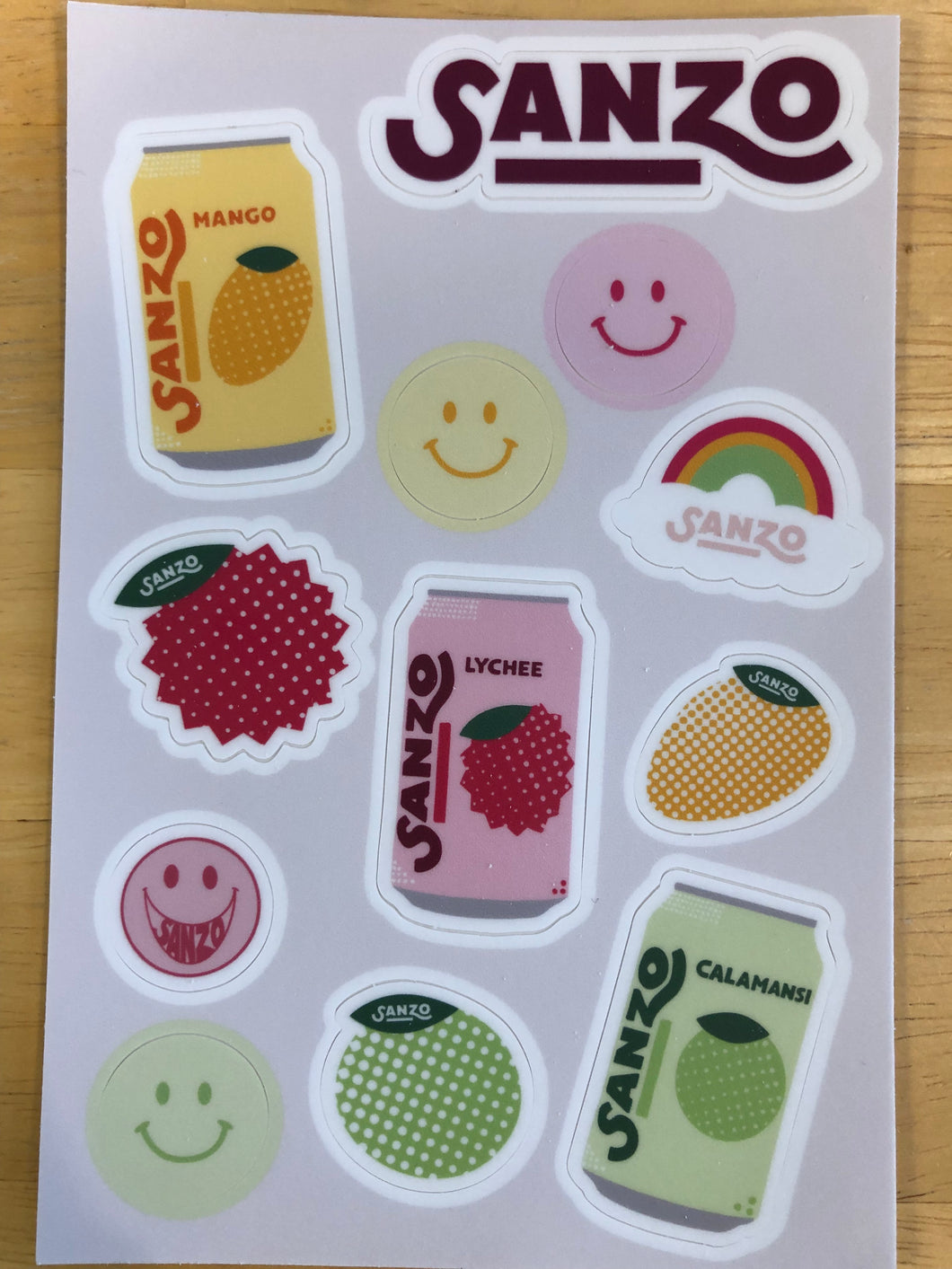 (*FREE*) Sanzo Sticker Sheet
